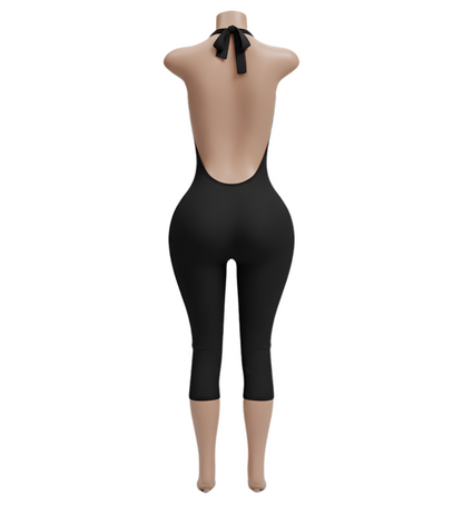 Deep V BackLess Jumpsuit