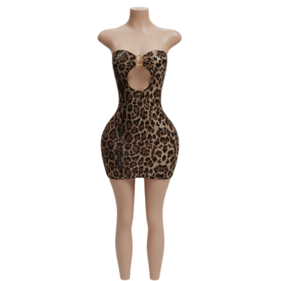 Cheetah Mini Dress