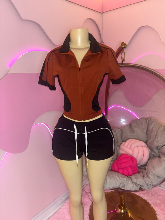 ColorBlock Mami Short Set
